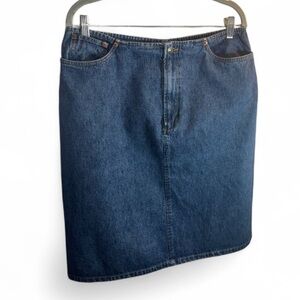 Vintage Crossroads Blue Denim Skirt